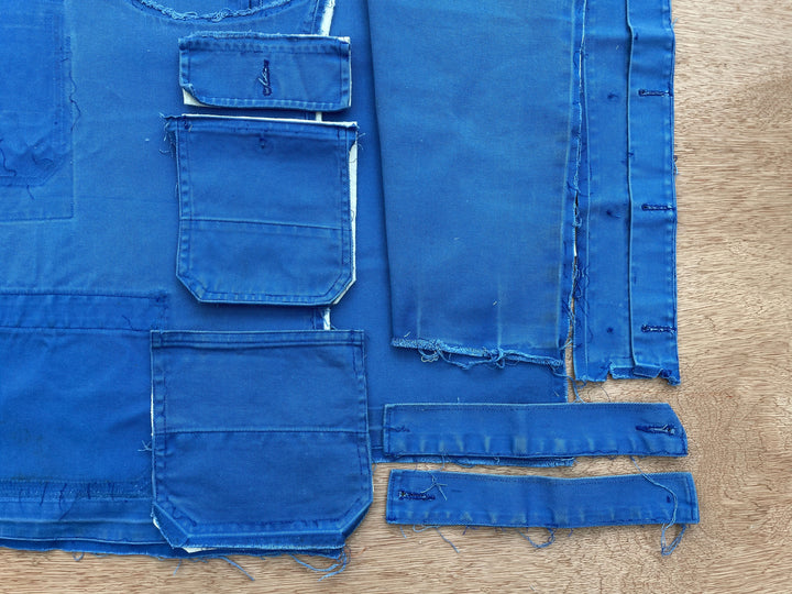 Pre order Repurposed hand quilted vintage chore jacket