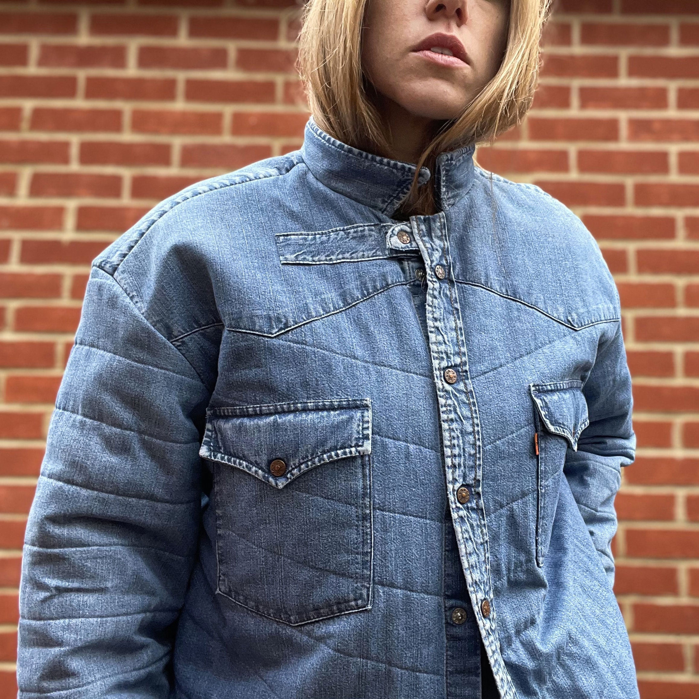 This is a remade repurposed denim item