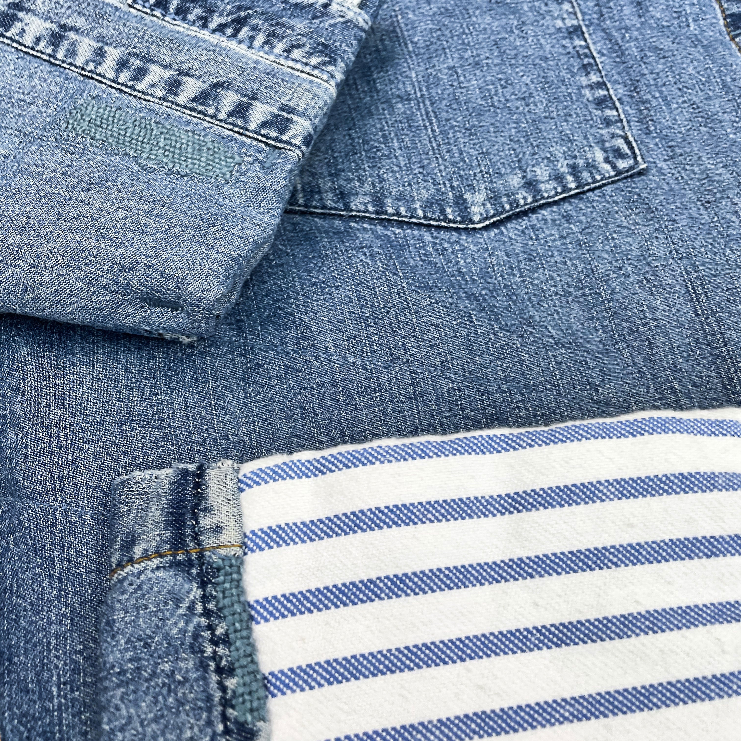 Quilted Repurposed Blue Denim Levi's Jacket – Recut Room